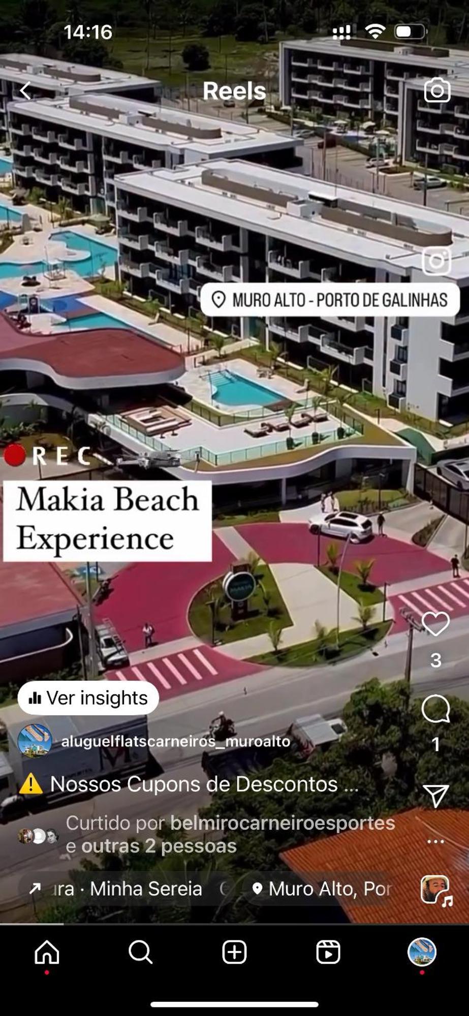 Flat Em Muro Alto-Porto De Galinhas-Makia Beach Experience Porto de Galinhas Exterior foto